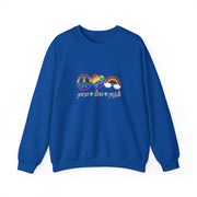 Peace Love Pride Unisex Heavy Blend™ Crewneck Sweatshirt