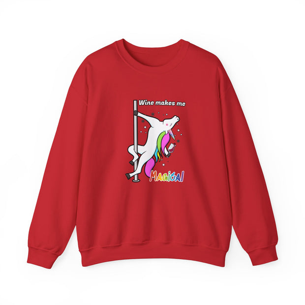 Unicorn Wine Unisex Heavy Blend™ Crewneck Sweatshirt