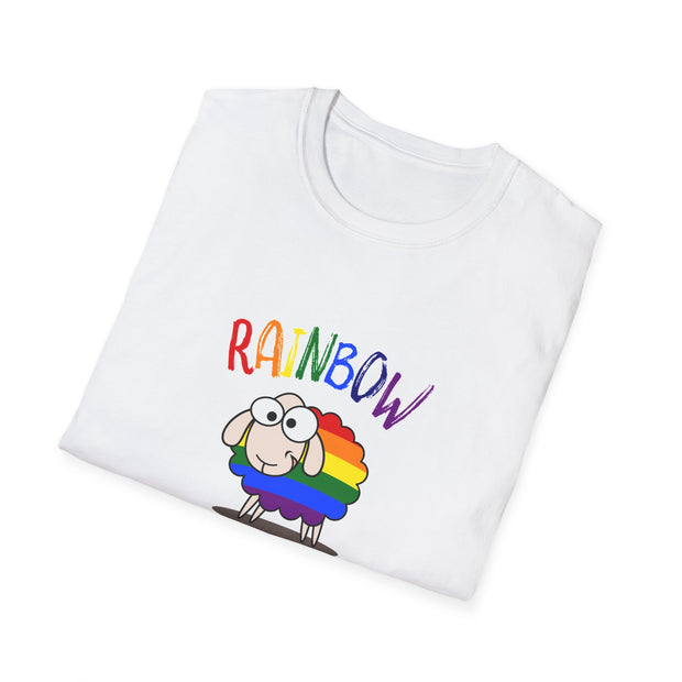 Rainbow Sheep Unisex Softstyle T-Shirt