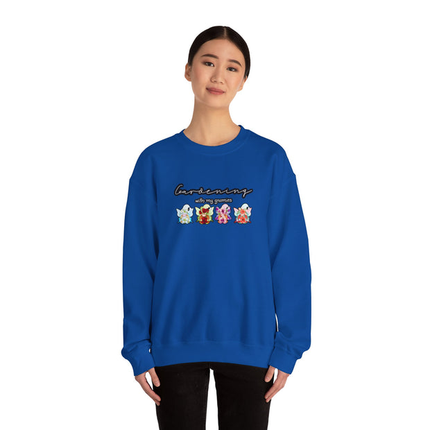 Gardening with my Gnomies Unisex Heavy Blend™ Crewneck Sweatshirt