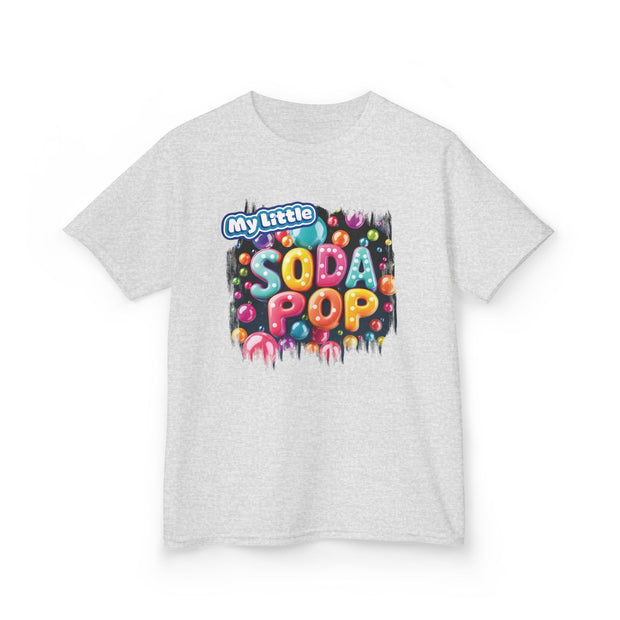 Kids Soda Pop Tee, Fun T-Shirt, Cute Apparel for Kids, Gift for Birthdays, Playdate Outfit, Colorful Kidswear