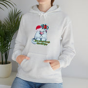 Christmas cat Unisex Heavy Blend™ Hooded Sweatshirt