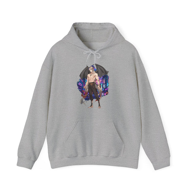 Anime Male Demon Unisex Heavy Blend™ Hooded Sweatshirt