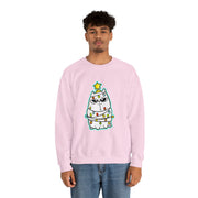 Christmas cat Unisex Heavy Blend™ Crewneck Sweatshirt