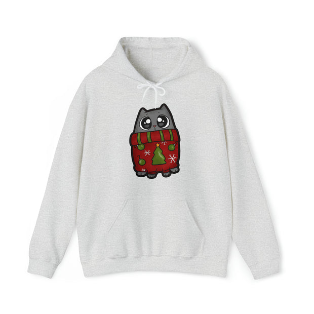 Christmas Cat Unisex Heavy Blend™ Hooded Sweatshirt