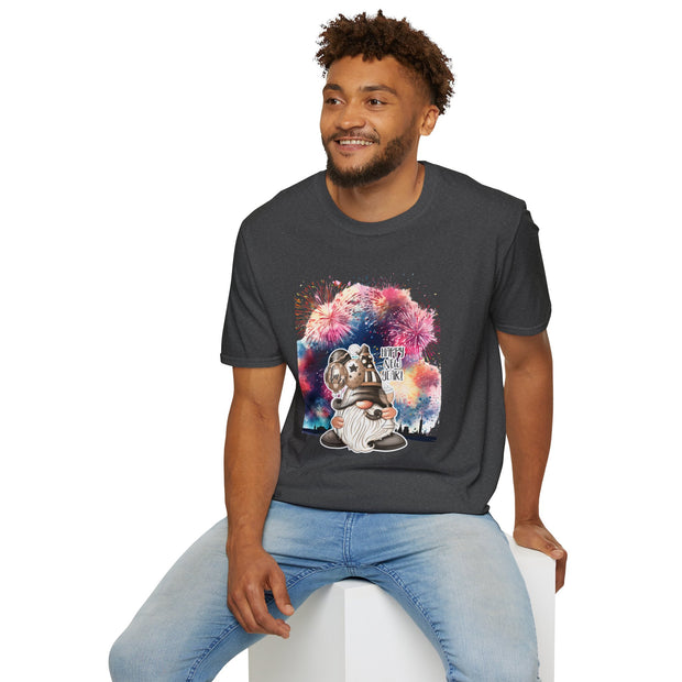 Gnome New Year Unisex Softstyle T-Shirt