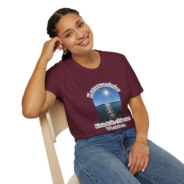 Cree Saskatchewan Skies Unisex Softstyle T-Shirt