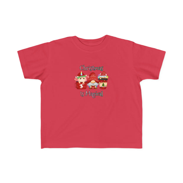 Christmas Gnomes Toddler's Fine Jersey Tee