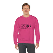 Peace Love Camping Unisex Heavy Blend™ Crewneck Sweatshirt