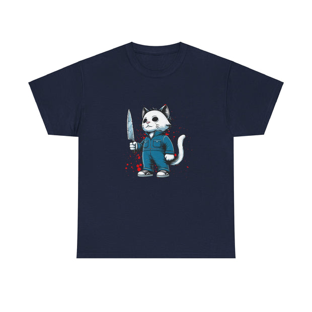 Horror Movie Cats Unisex Heavy Cotton Tee