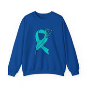 Teal Ribbon Unisex Heavy Blend™ Crewneck Sweatshirt
