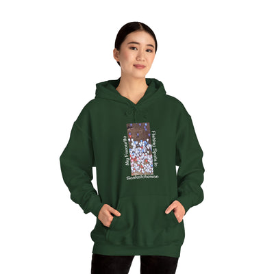 Saskatchewan Fishing Spots Unisex Heavy Blend™ Hooded Sweatshirt