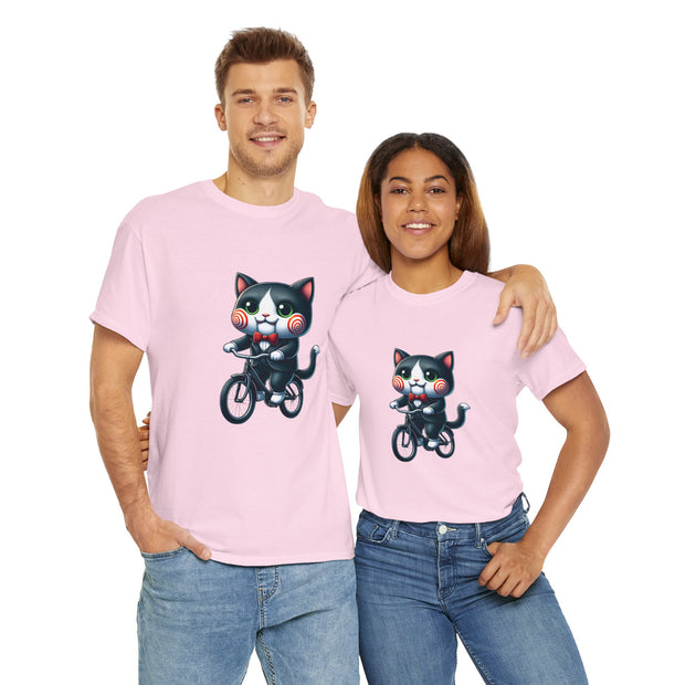 Horror Movie Cats Unisex Heavy Cotton Tee