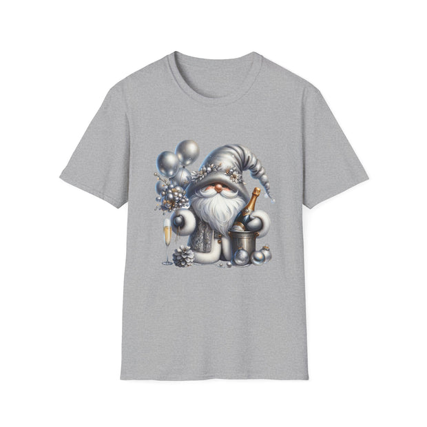 New Year Gnome Unisex Softstyle T-Shirt