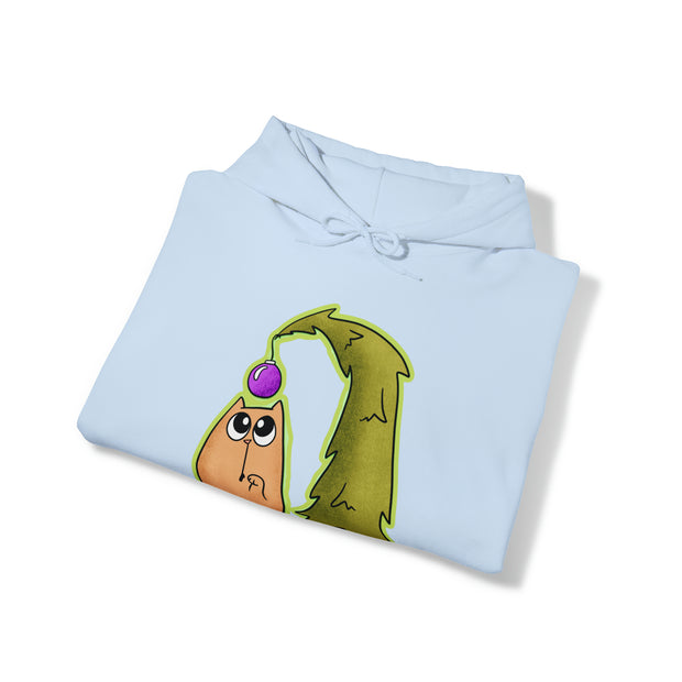 Christmas Cat Unisex Heavy Blend™ Hooded Sweatshirt