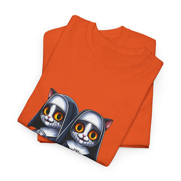 Horror Movie Cats Unisex Heavy Cotton Tee