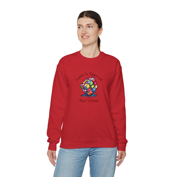 Rubik Cube Unisex Heavy Blend™ Crewneck Sweatshirt