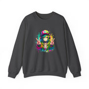 Graffiti Anime Girls Unisex Heavy Blend™ Crewneck Sweatshirt