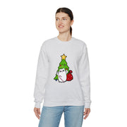 Christmas cat Unisex Heavy Blend™ Crewneck Sweatshirt