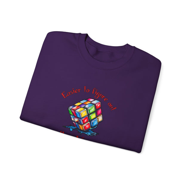 Rubik Cube Unisex Heavy Blend™ Crewneck Sweatshirt
