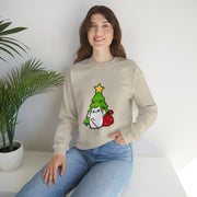 Christmas cat Unisex Heavy Blend™ Crewneck Sweatshirt
