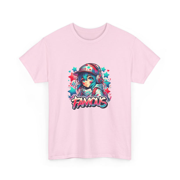 Graffiti Anime Girls Unisex Heavy Cotton Tee