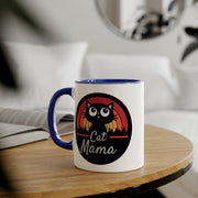 Cat Mama Accent Mugs, 11oz
