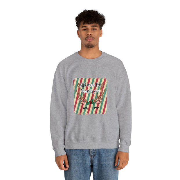 Reindeer Unisex Heavy Blend™ Crewneck Sweatshirt