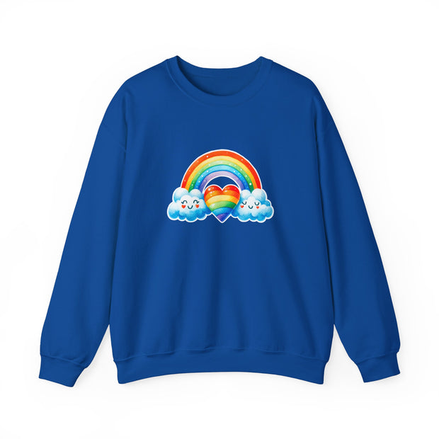 Rainbow Love Unisex Heavy Blend™ Crewneck Sweatshirt