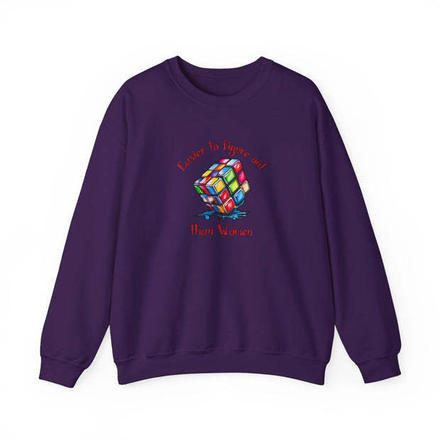 Rubik Cube Unisex Heavy Blend™ Crewneck Sweatshirt