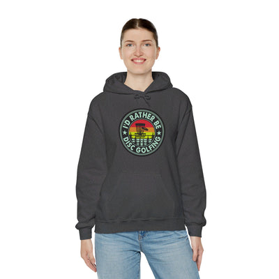I’d Rather be Disc Golfing Unisex Heavy Blend™ Hooded Sweatshirt