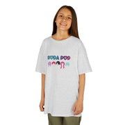 Cute Kids Soda Pop Cotton Tee , Kids Birthday Gift, Summer T-Shirt, Playful Graphic Tee, Party Outfit