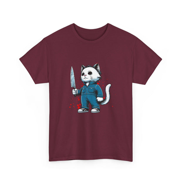 Horror Movie Cats Unisex Heavy Cotton Tee