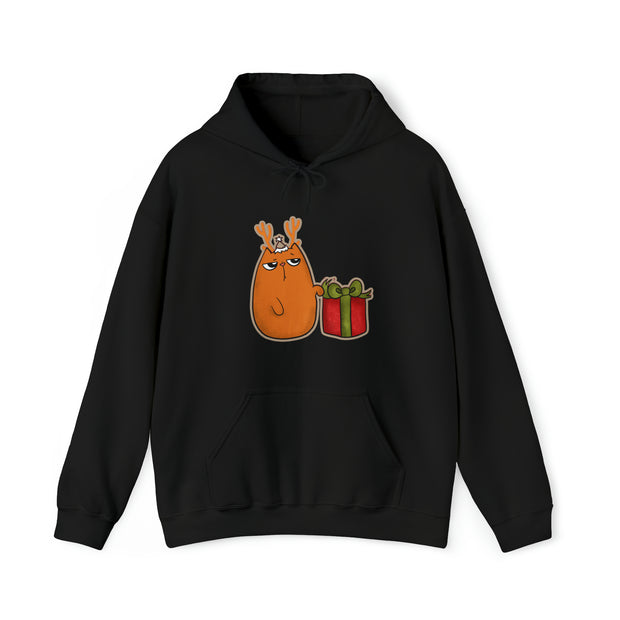 Christmas cat Unisex Heavy Blend™ Hooded Sweatshirt