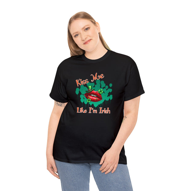 Kiss me like I’m Irish Unisex Heavy Cotton Tee