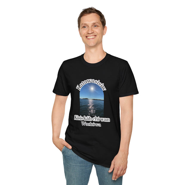 Cree Saskatchewan Skies Unisex Softstyle T-Shirt