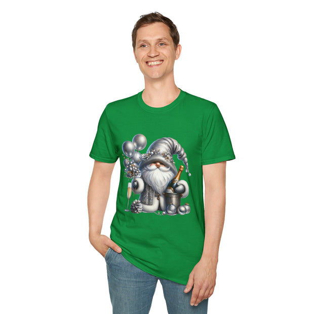 New Year Gnome Unisex Softstyle T-Shirt