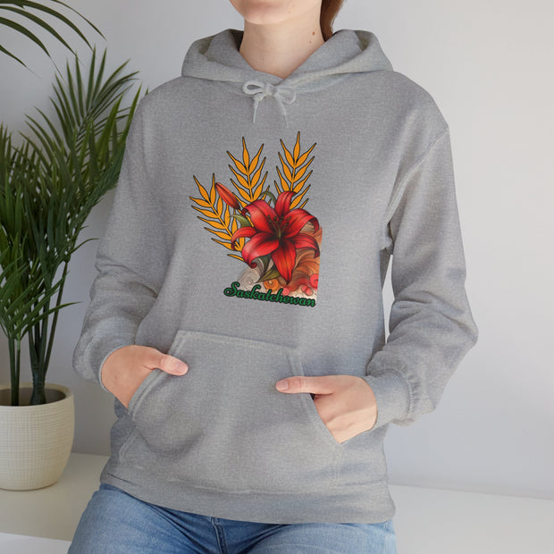 Saskatchewan Lily Unisex Heavy Blend™ Hooded Sweatshirt