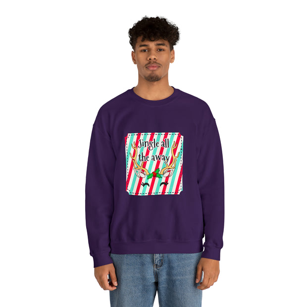 Reindeer Unisex Heavy Blend™ Crewneck Sweatshirt