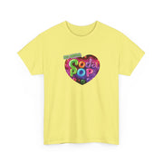 Soda Pop Heart Tee - Vintage Unisex Cotton T-Shirt, Casual Wear, Retro Graphic Tee, Gift for Soda Lovers, Summer Fashion