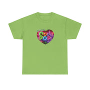 Soda Pop Heart Tee - Vintage Unisex Cotton T-Shirt, Casual Wear, Retro Graphic Tee, Gift for Soda Lovers, Summer Fashion