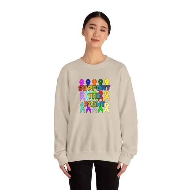 Support the Fight Unisex Heavy Blend™ Crewneck Sweatshirt