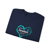I am a Survivor Unisex Heavy Blend™ Crewneck Sweatshirt