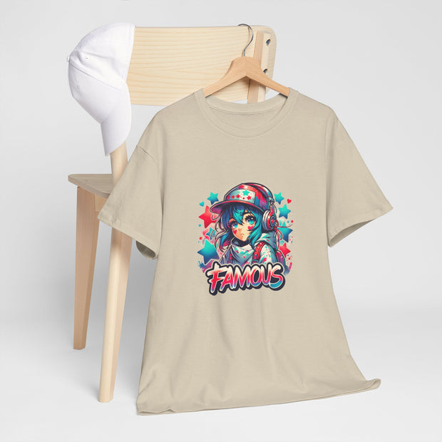 Graffiti Anime Girls Unisex Heavy Cotton Tee