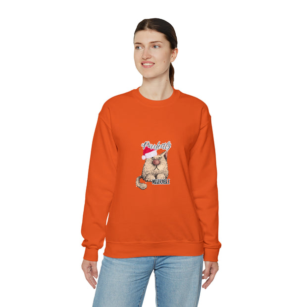 Christmas cat Unisex Heavy Blend™ Crewneck Sweatshirt