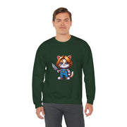 Horror Movie Cats Unisex Heavy Blend™ Crewneck Sweatshirt
