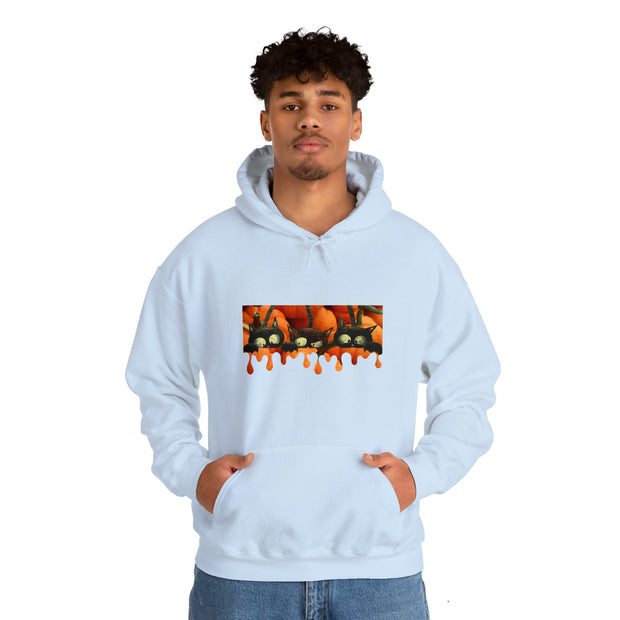Pumpkin cats Unisex Heavy Blend™ Hooded Sweatshirt