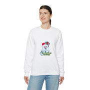 Christmas cat Unisex Heavy Blend™ Crewneck Sweatshirt