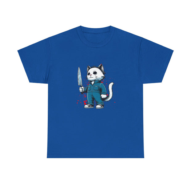 Horror Movie Cats Unisex Heavy Cotton Tee