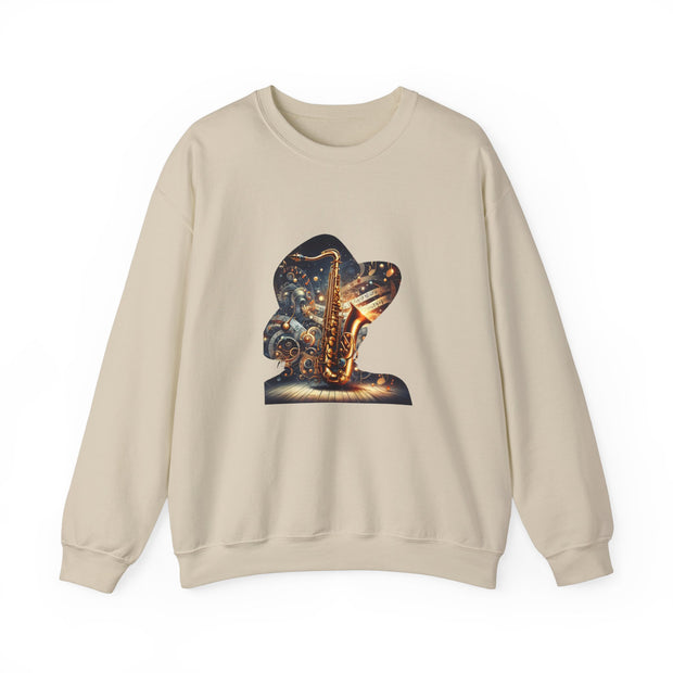Saxophone Unisex Heavy Blend™ Crewneck Sweatshirt